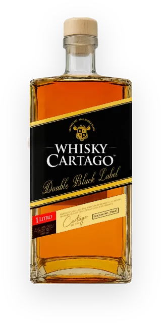 Botella de Cartago Double Black Label de 1.000 ml